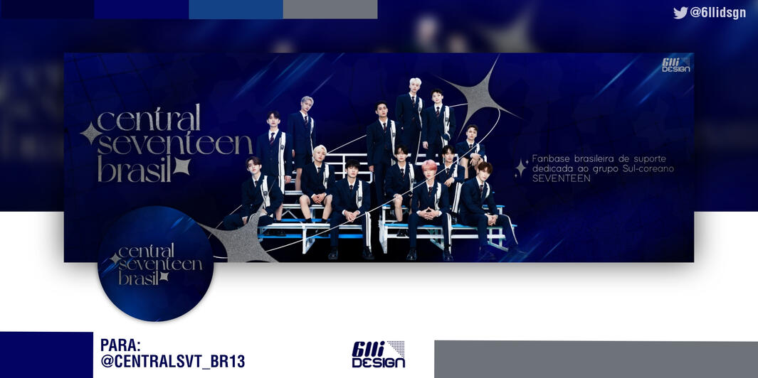 Layout feito para @Centralsvt_br13, no Twitter.