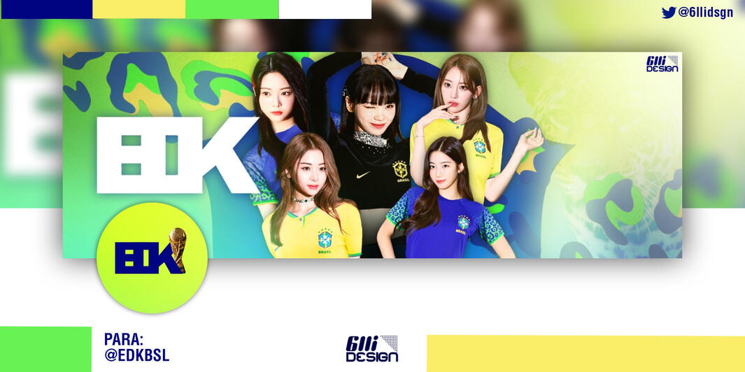 Layout feito para @EDKBSL, no Twitter.