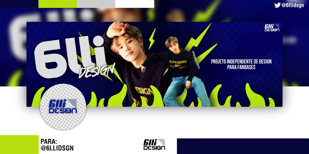 Layout feito para @6llidsgn, no Twitter.
