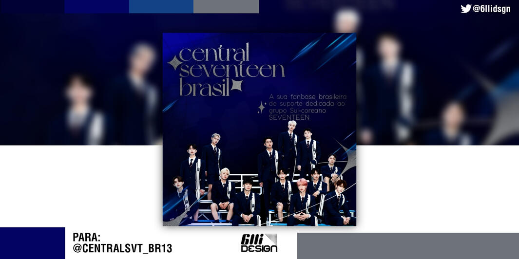 Banner feito para @centralsvt_br13, no Twitter.