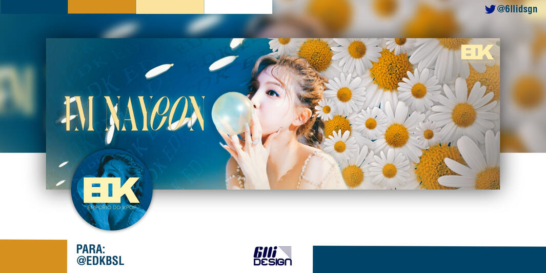 Layout feito para @EDKBSL, no Twitter.